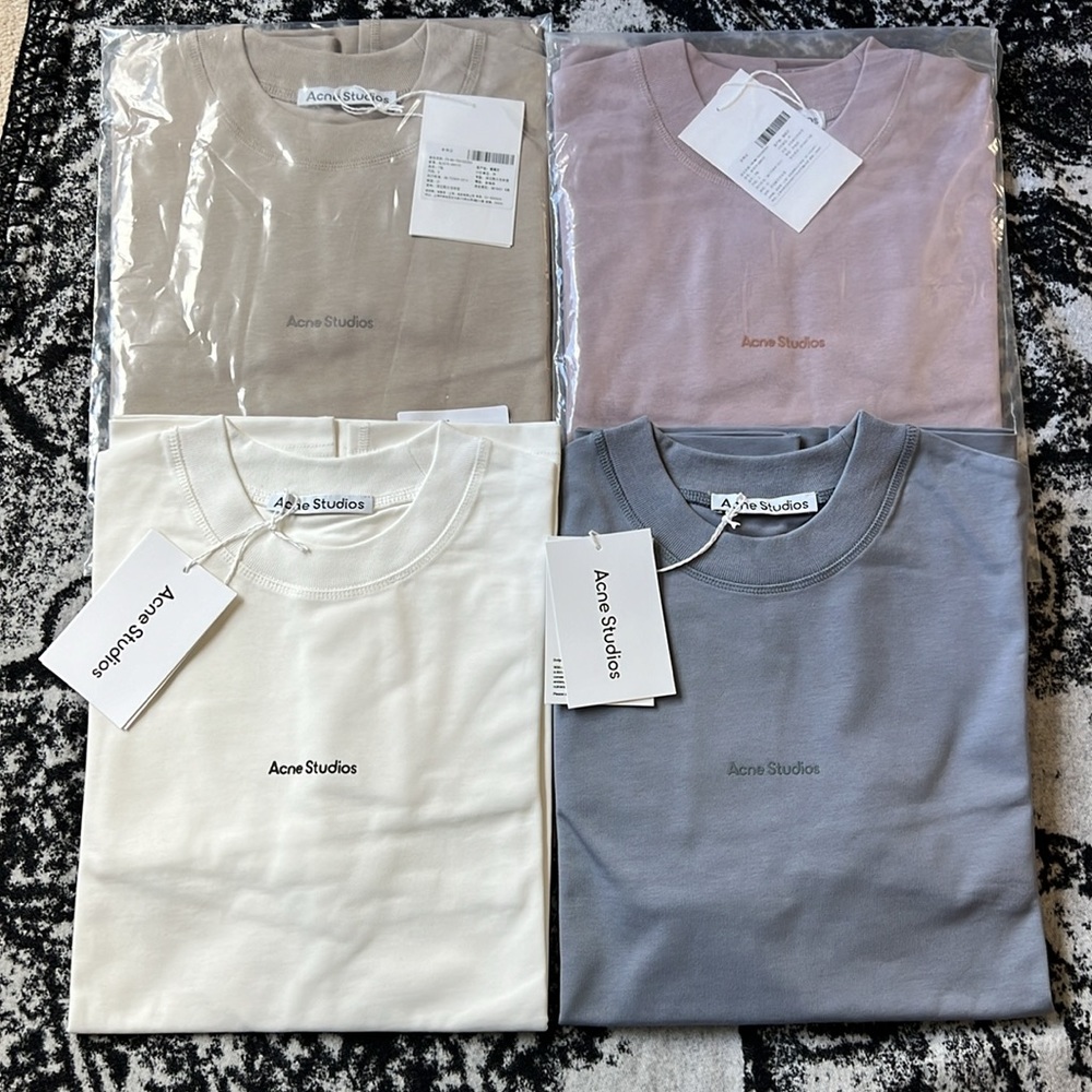 ACNE Organic Cotton Logo Longsleeve - Picture 1 of 12